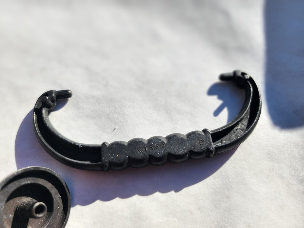 Pair of Drop Handle Drawer Pull/Handle 3-1/4" Hole Centers Dark Bronz Finish