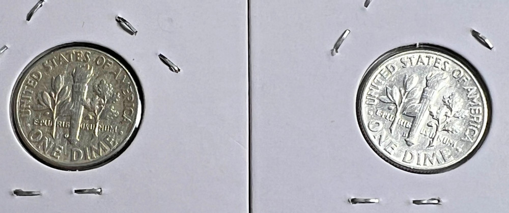 1963d &1964d - Silver Roosevelt dimes