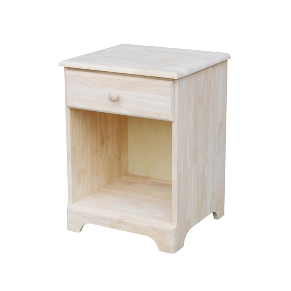 International Concepts Nightstand Unfinished