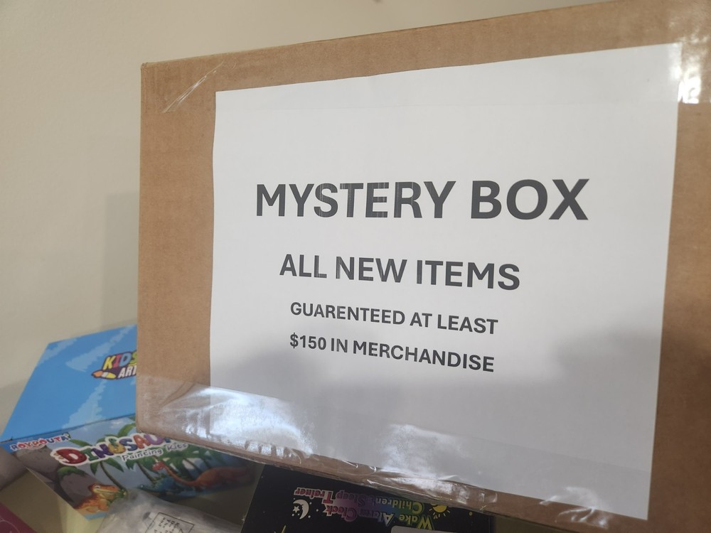 all new items, mystery boxes