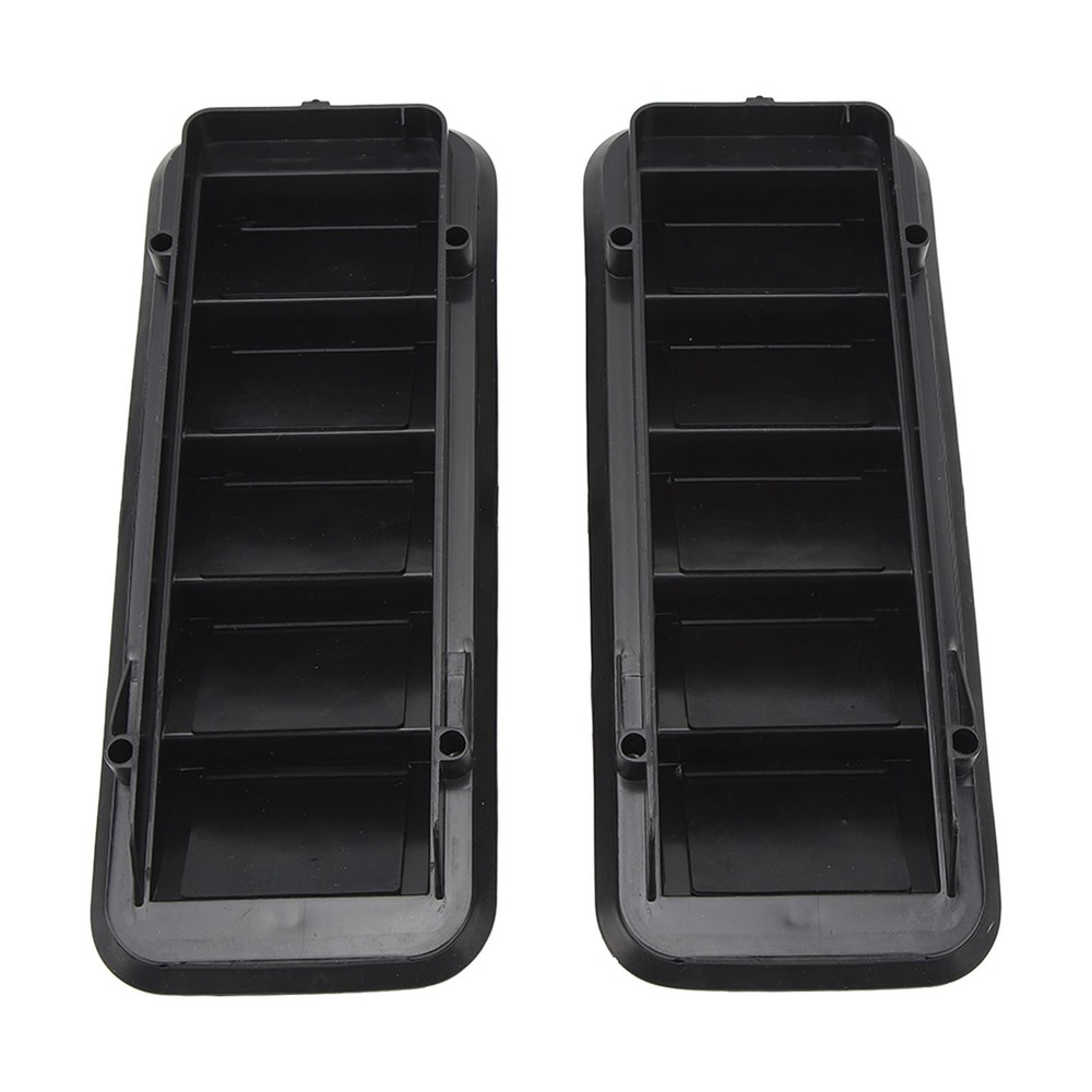 2pcs Back Panel Air Vent Relief Grille Durable Replacement For Chevy Silver COHM