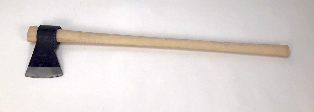 Primitive Axe - Tapered Oval Socket - 4 lbs Head, 36 inch Hickory Handle
