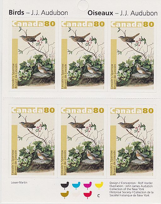Canada, 2004 Booklet 292 John James Audubon's Birds