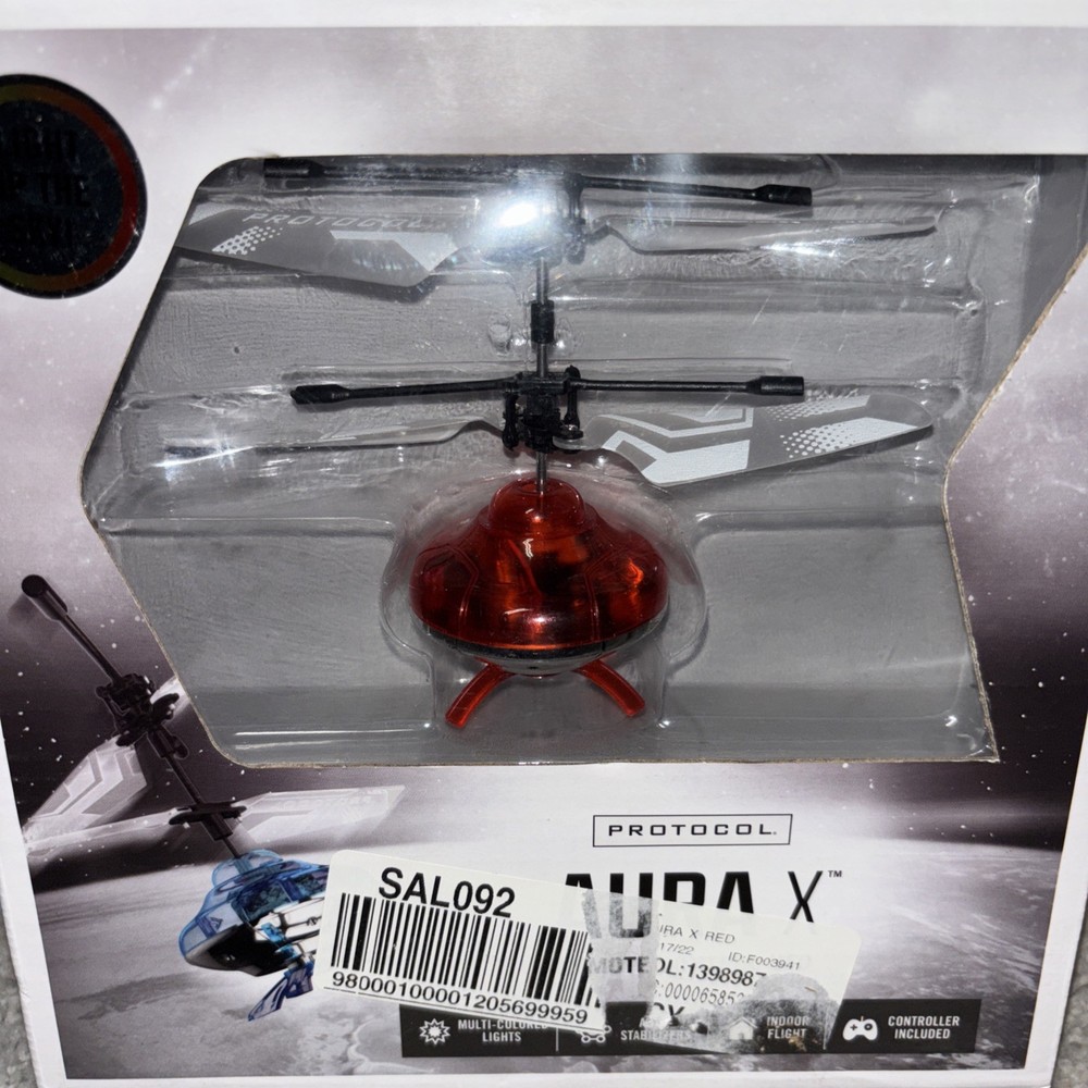 Protocol Aura X remote control ufo Red New