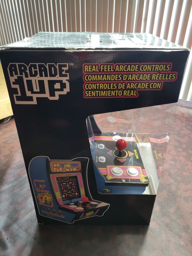 Arcade 1 Up Ms. Pacman Partycade Tabletop Arcade Machine 5 Games !!NICE!!