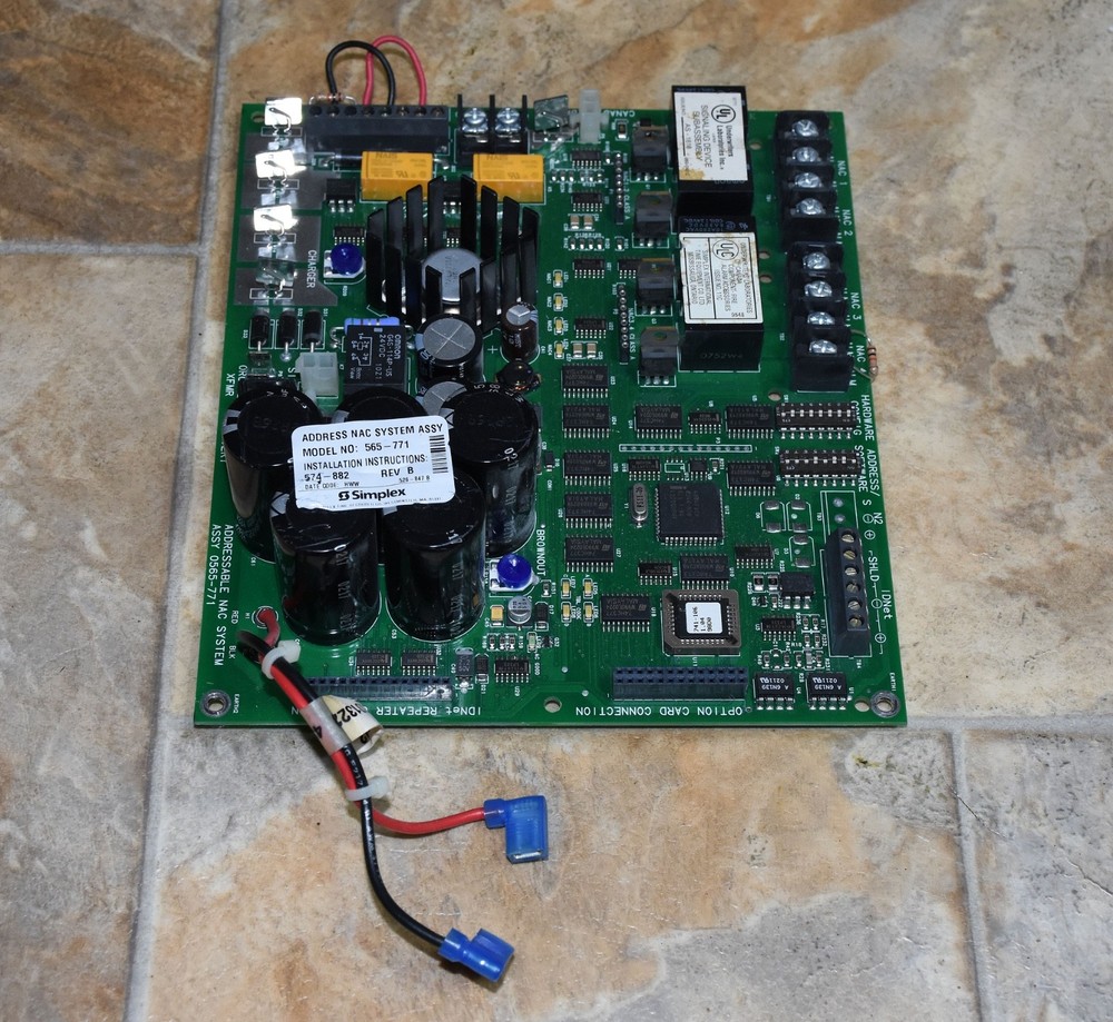 Simplex Addressable NAC System Board 0565771 - Working Well
