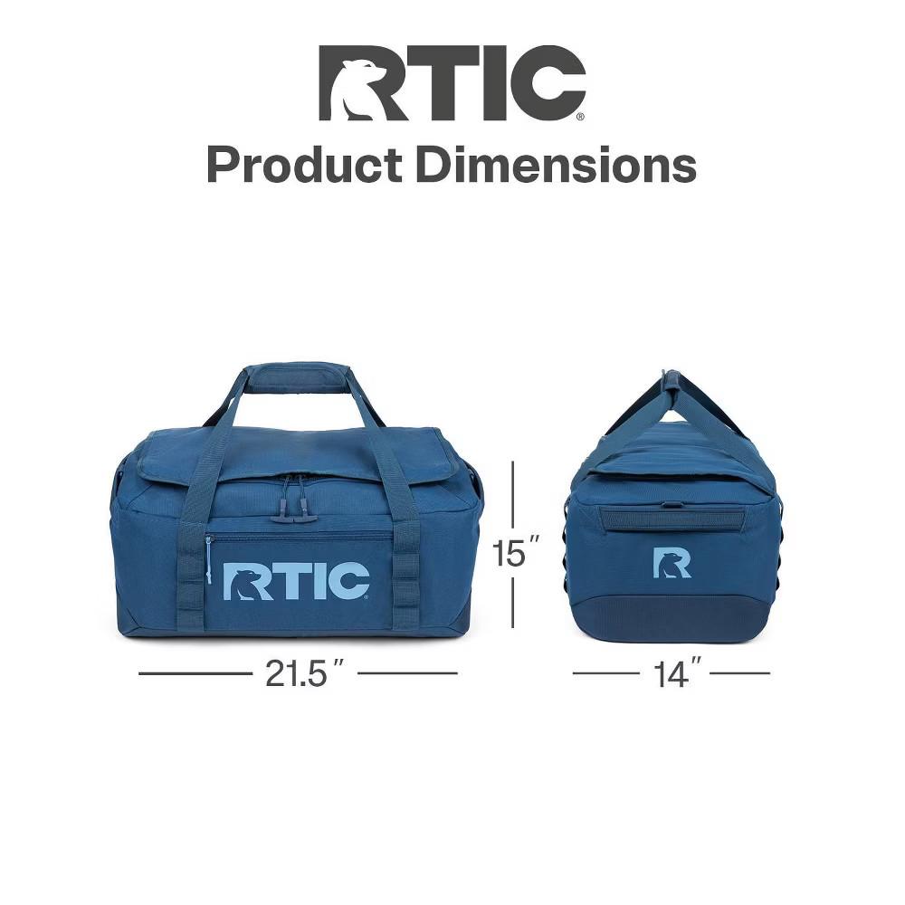 45L RTIC Outdoors Road Trip Structured Collapsible Duffel Bag Medium - Navy
