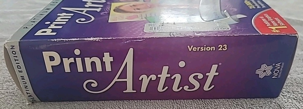 Print Artist Platinum Edition Version 23 Software Windows 7, XP, Vista NOVA Dev