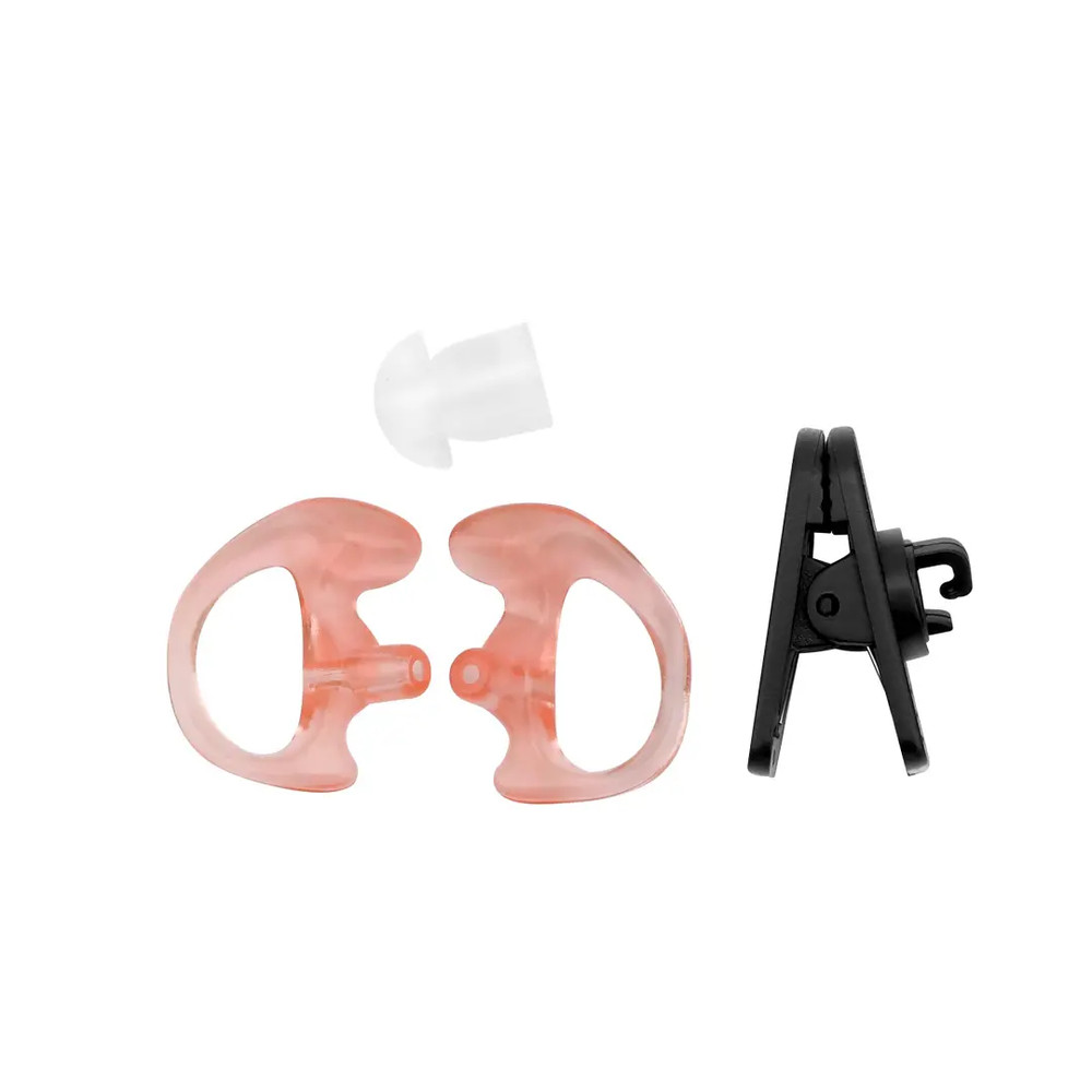 Commountain Earpiece with PTT/Mic Compatible for Kenwood Baofeng SAMCOM BTECH