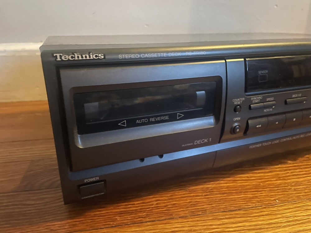 Technics RS-TR180 Dual Tape Cassette Deck Not Working As Is Project