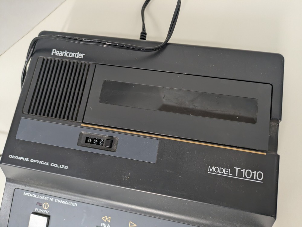 Pearlcorder Model T1010 Microcassette Transcriber