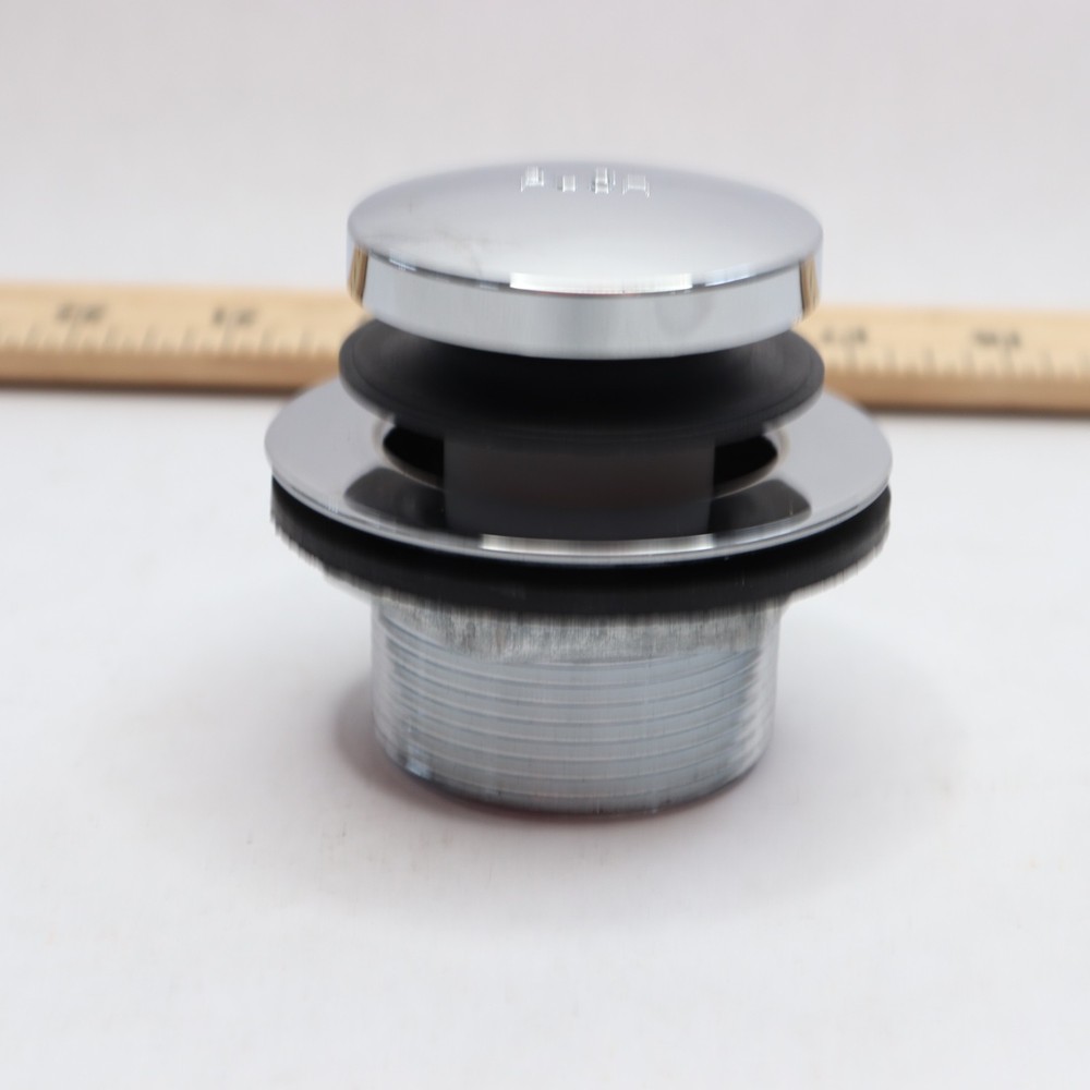 Toe Activated Tub Drain Polished Chrome