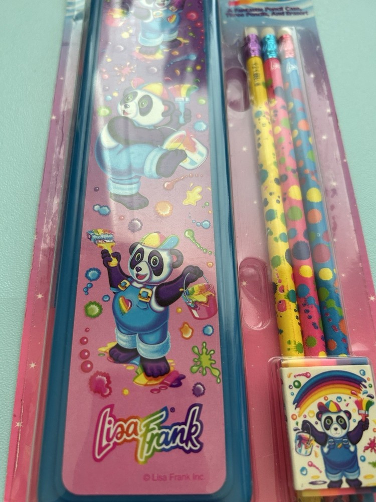 Vintage Lisa Frank Pencil Case NOS