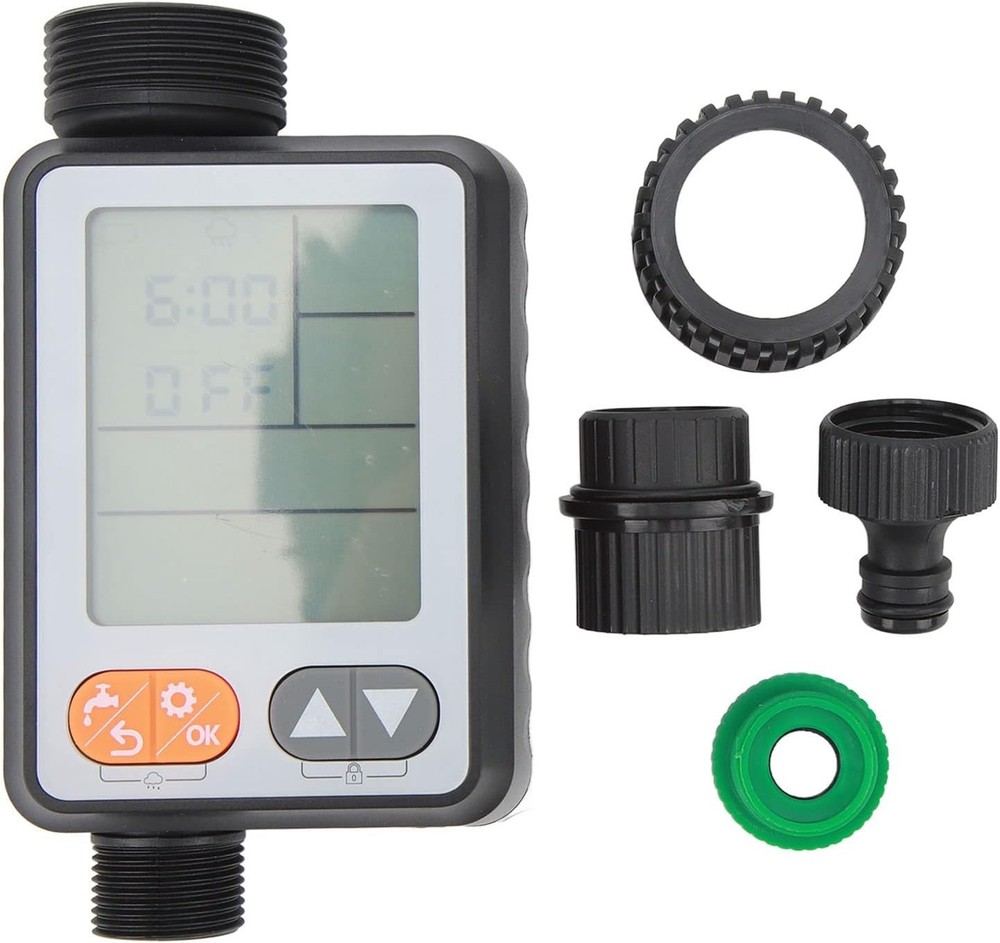 Water Timer WT05 Auto Irrigation, Rain Sensor, Child Lock, IPX6 Waterproof
