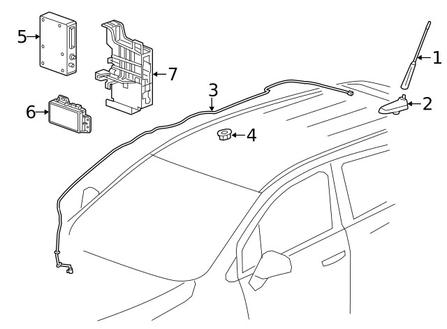Genuine GM Communication Interface Module Bracket 42420679