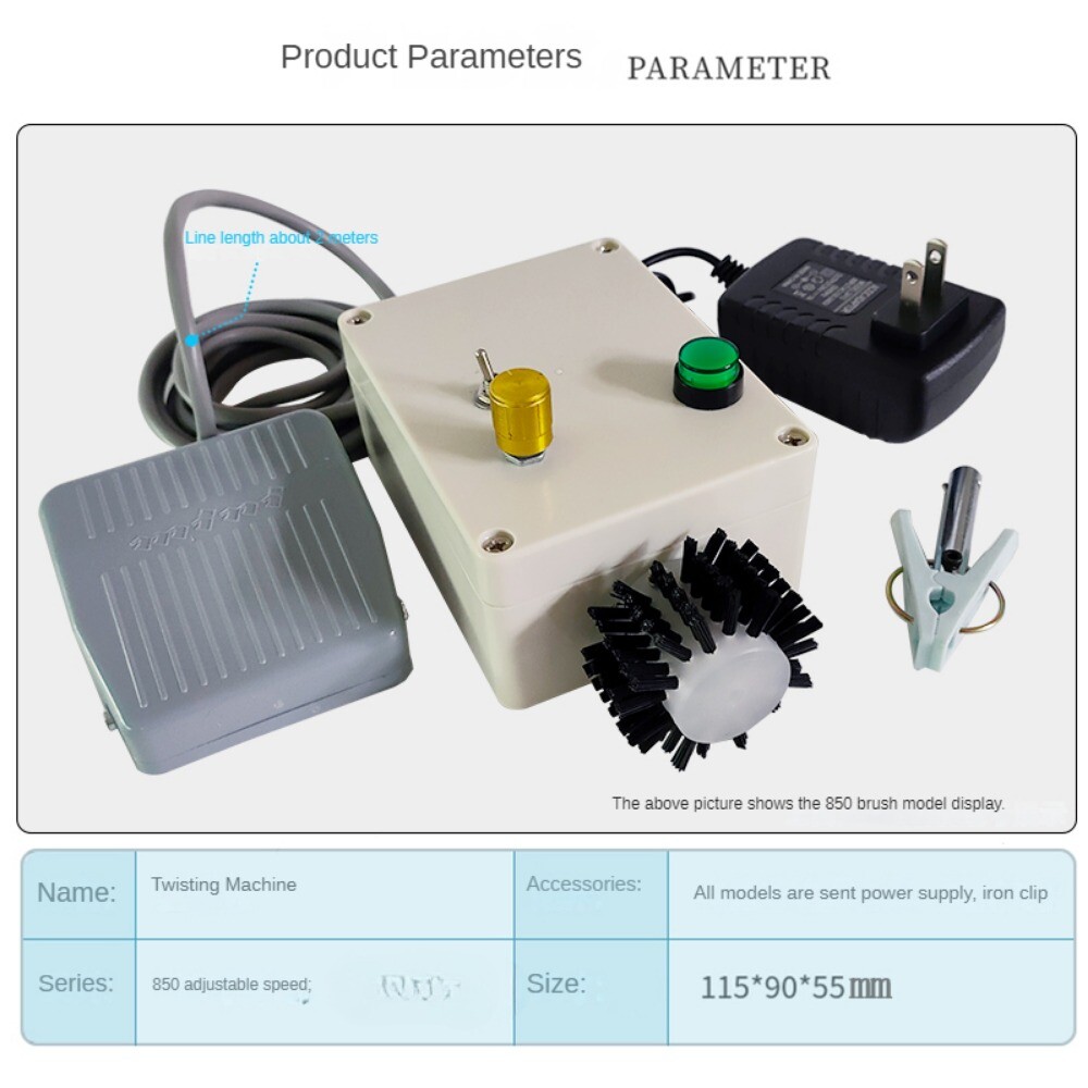 Electric Twisting Machine Thread Rolling Small Speed Clamp Stranding Machine