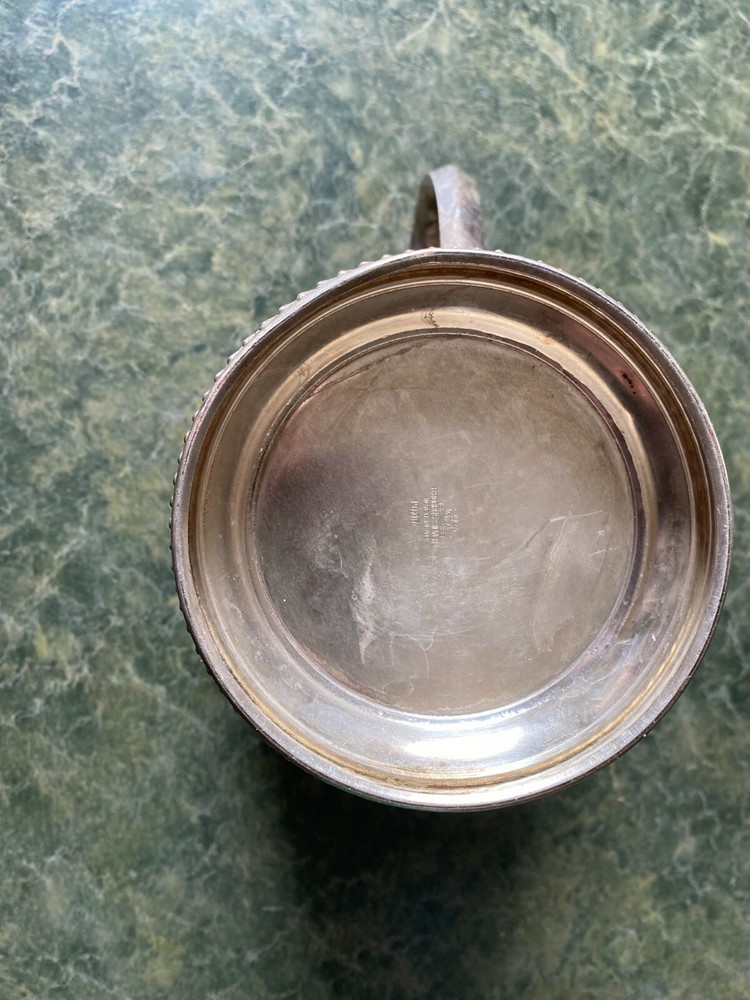 B Rogers Silverplate #1607 Water Pitcher 7" Tall