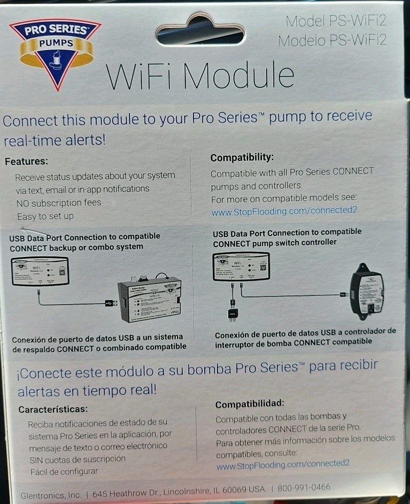 Pro Series Pumps Wi-Fi Connect Module 2.0