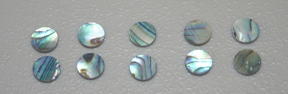 Paua shell dots
