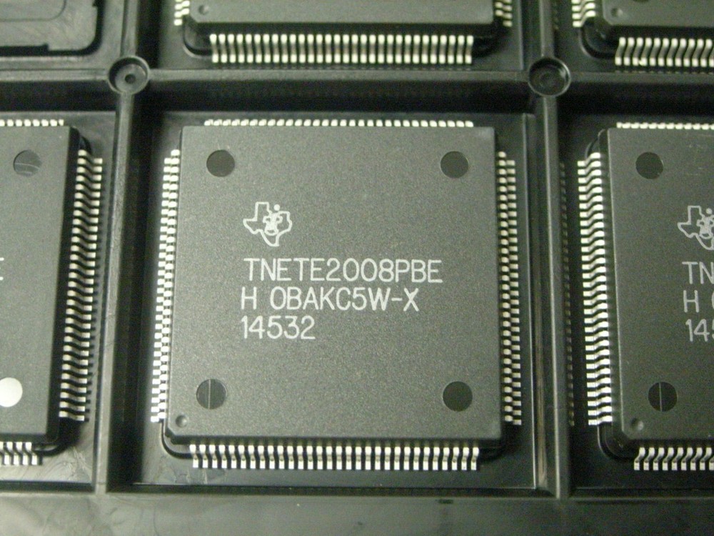 TNETE2008PBE - TEXAS INSTRUMENTS, DATACOM, ETHERNET TRANSCEIVER, PQFP120 (2 pcs