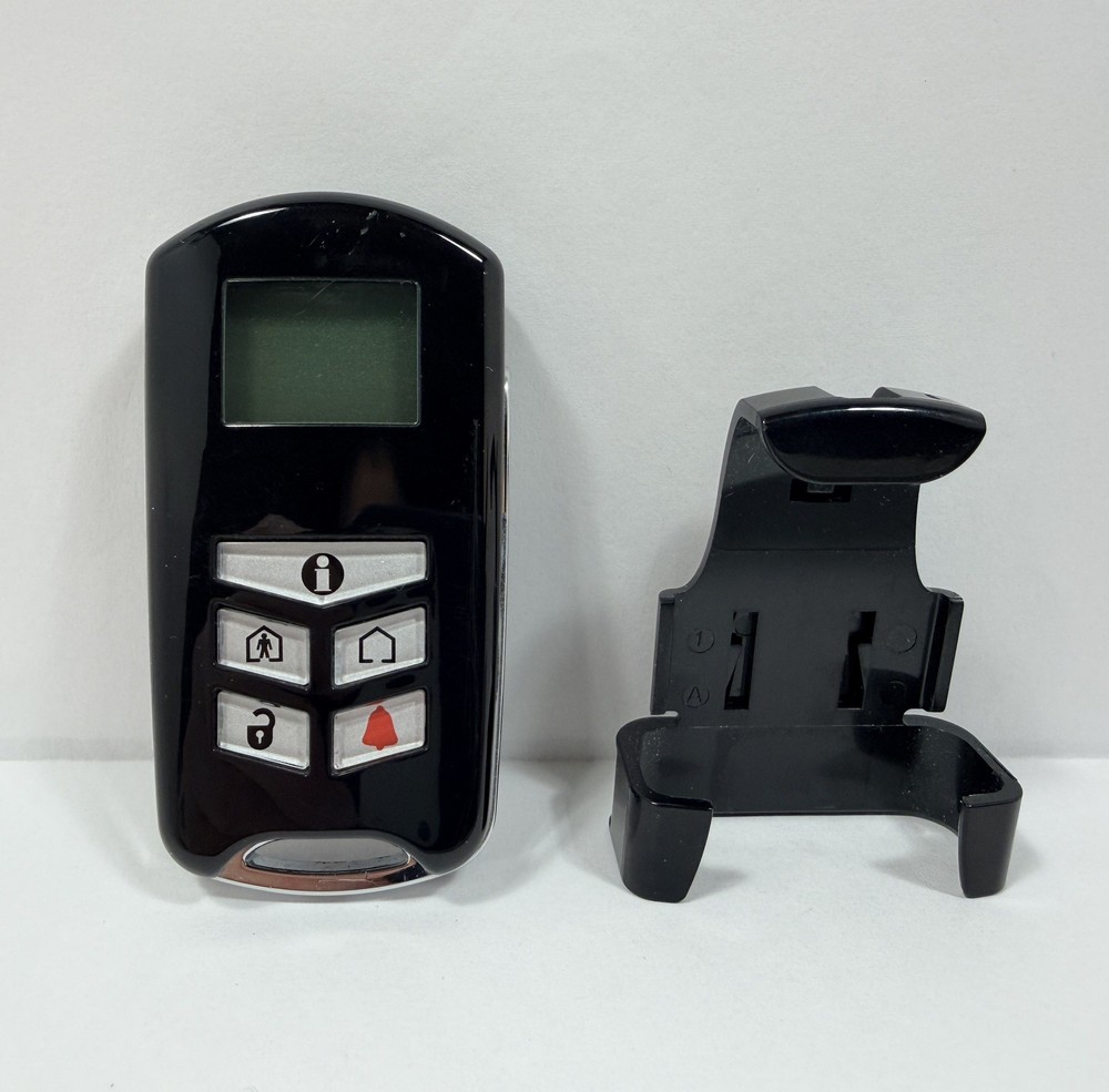 DSC WT4989 Black Two-Way 5-Button Wireless Keyfob with backlight, clip &  works