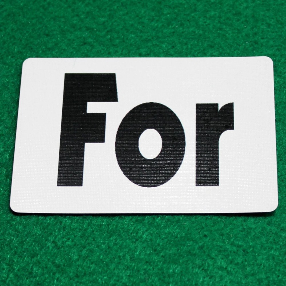 For, Bicycle Printed Gaff Card, Red