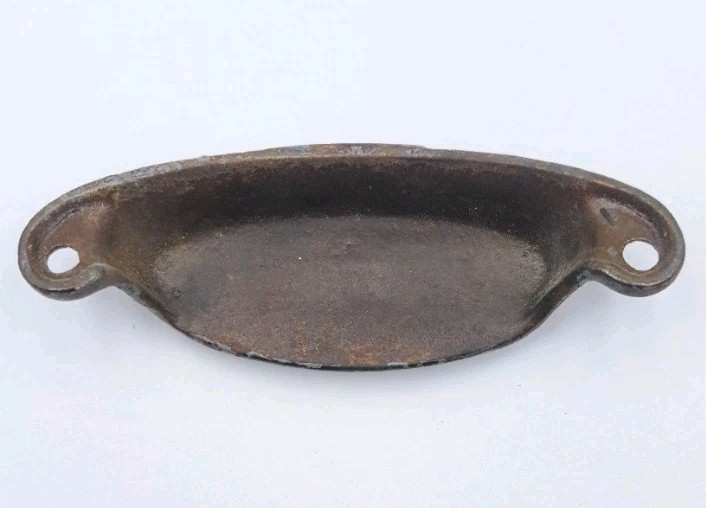 Antique Bin Pull Printers Drawer Pull M&W MFG.CO Handle Old Cast Iron Hardware