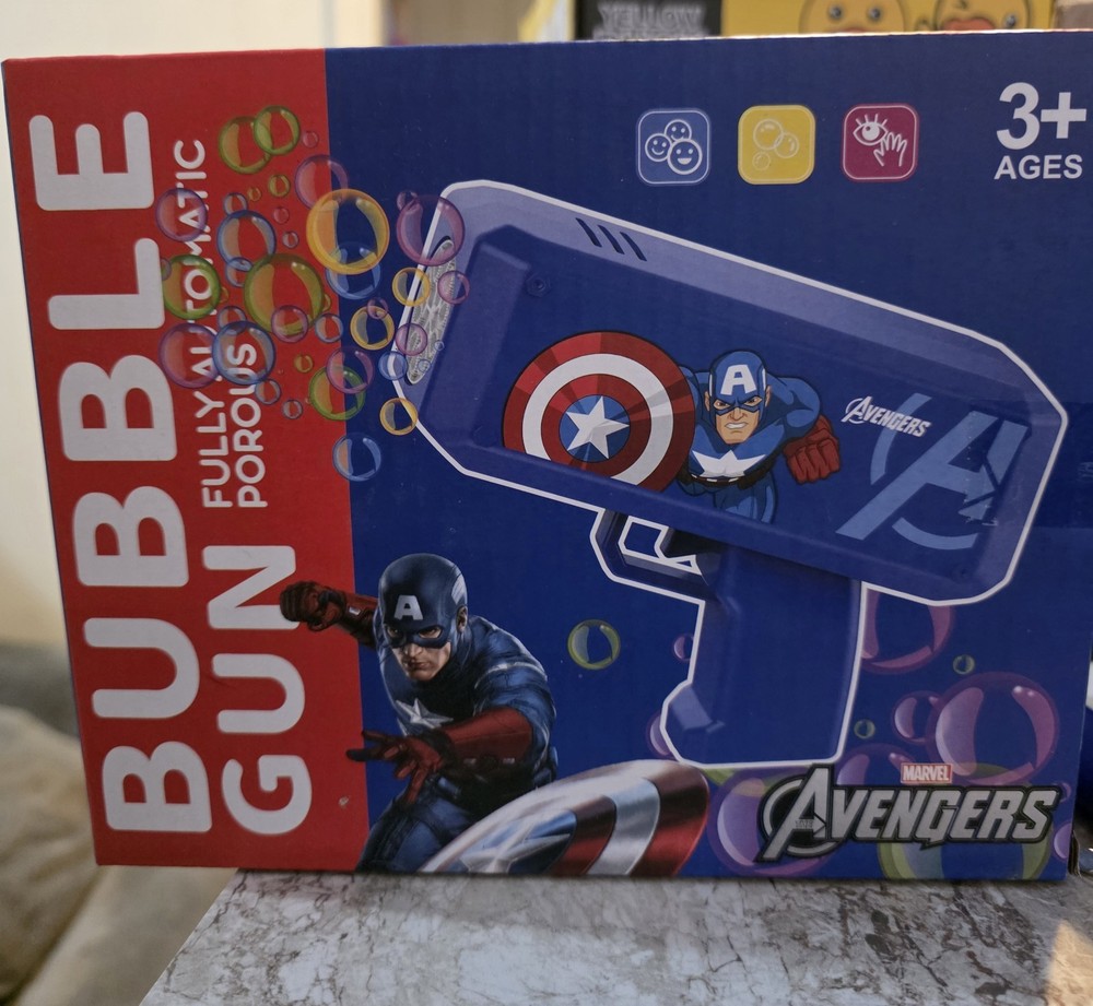 Avengers Battery Powered Bubble Gun- Bubble Toy