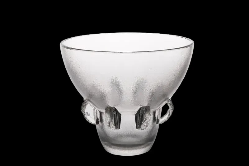 RENE LALIQUE CARTHAGE PATTERN GLASS BOWL