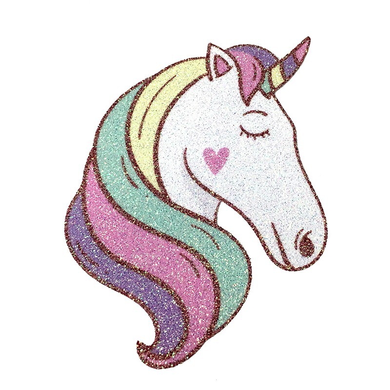 HT-Printable Glitter Rainbow 13.33" (HTV) For Fabrics
