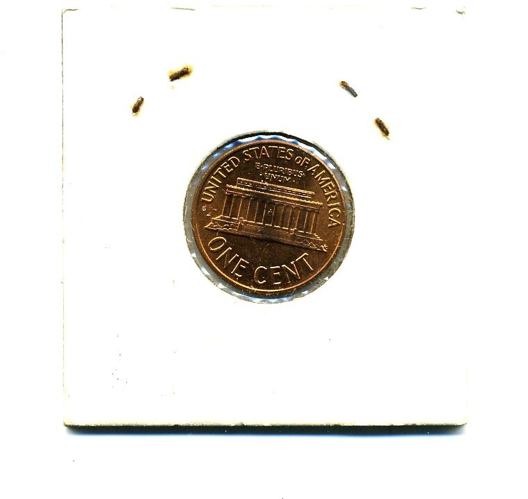 1960-D Lincoln Memorial Penny - Medium Date