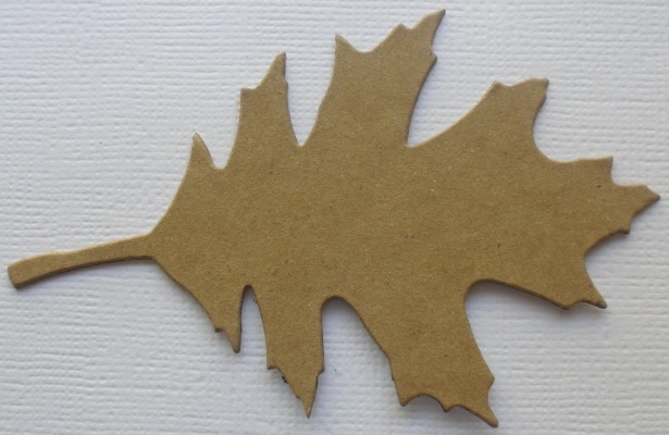 {10} ASSORTED FALL LEAVES - Autumn Leaf Foilage - Bare Chipboard Die Cut