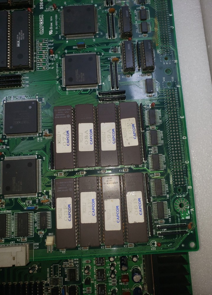 Marvel Super Heroes Original CPS II PCB (not working )Video Arcade Game Capcom