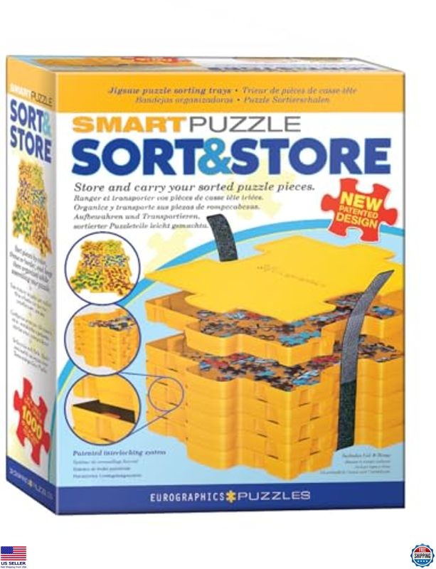 EuroGraphics Sort & Store Tray Set - Versatile Organization Solution for Needs