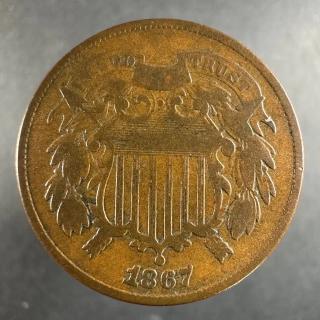 1867 Two Cent Piece