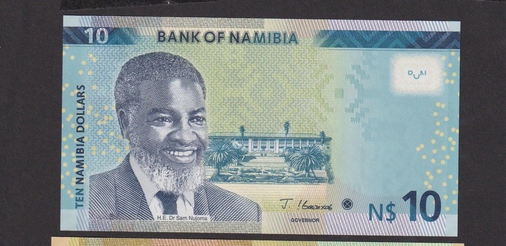 UNC Namibia 10 Dollars Banknote 2021