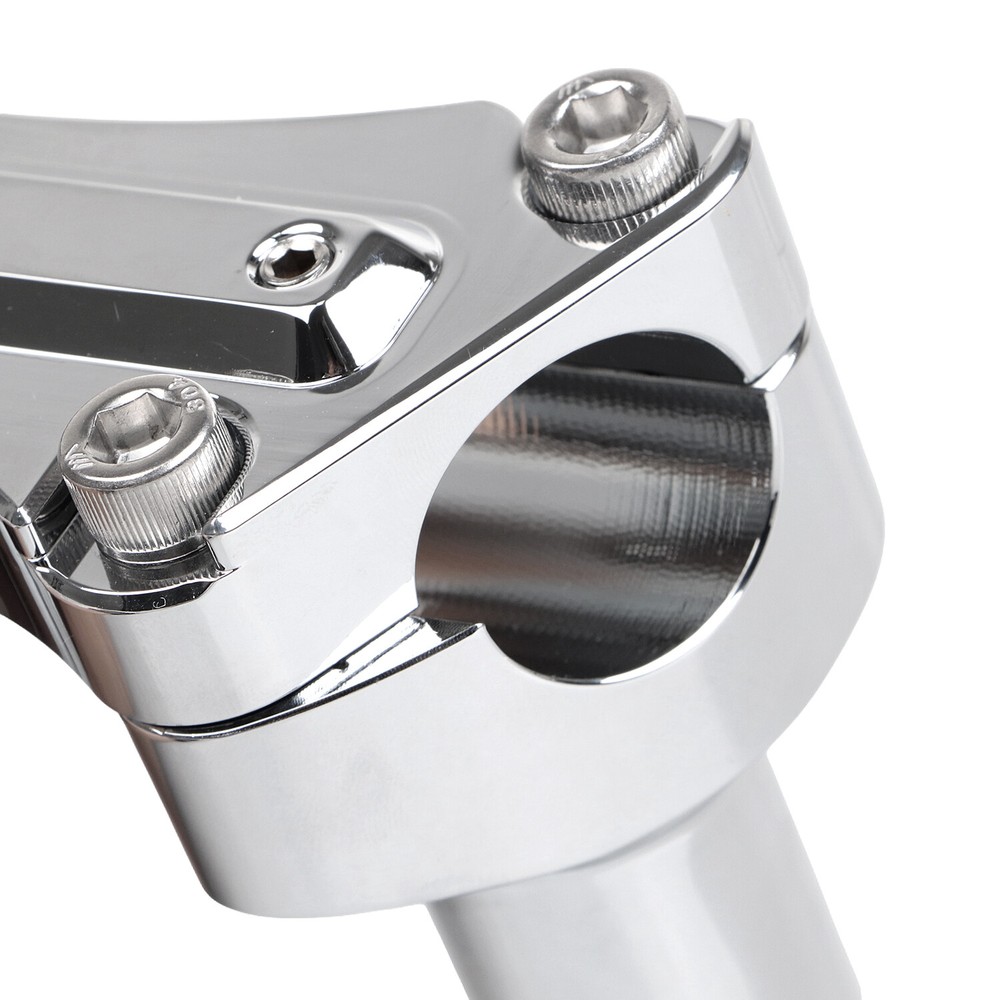 Chrome 3.5" Pullback Handlebar Riser Top Clamp For Harley Dyna Low Rider V-Rod