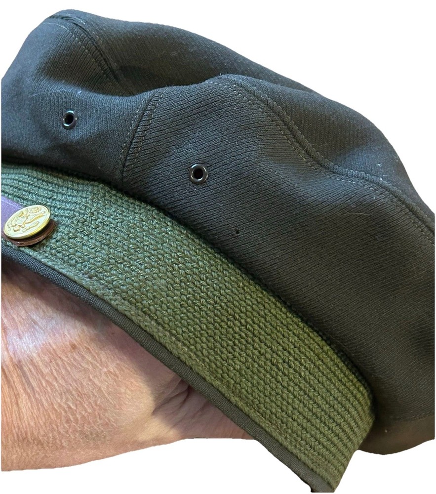 WW2 USAAF OFFICER'S BANCROFT "FLIGHTER" TRUE CRUSHER VISOR CAP