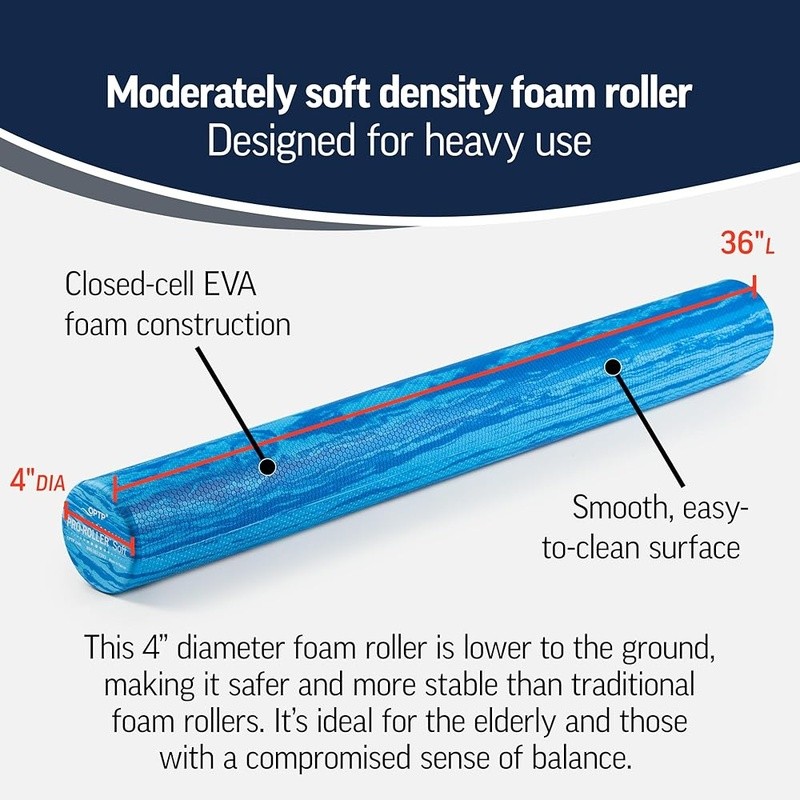 Professional Soft Foam Roller Pilates Massage & Rehabilitation Exercise New