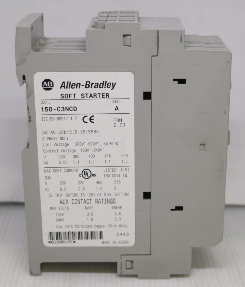 Allen Bradley SMC-3 Soft Starter 150-C3NCD