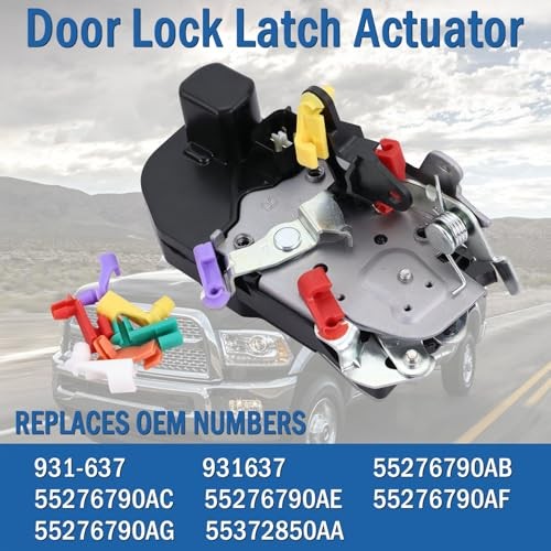 Door Lock Latch Actuator Fit for 2003-2010 Dodge Front Right Passenger Side