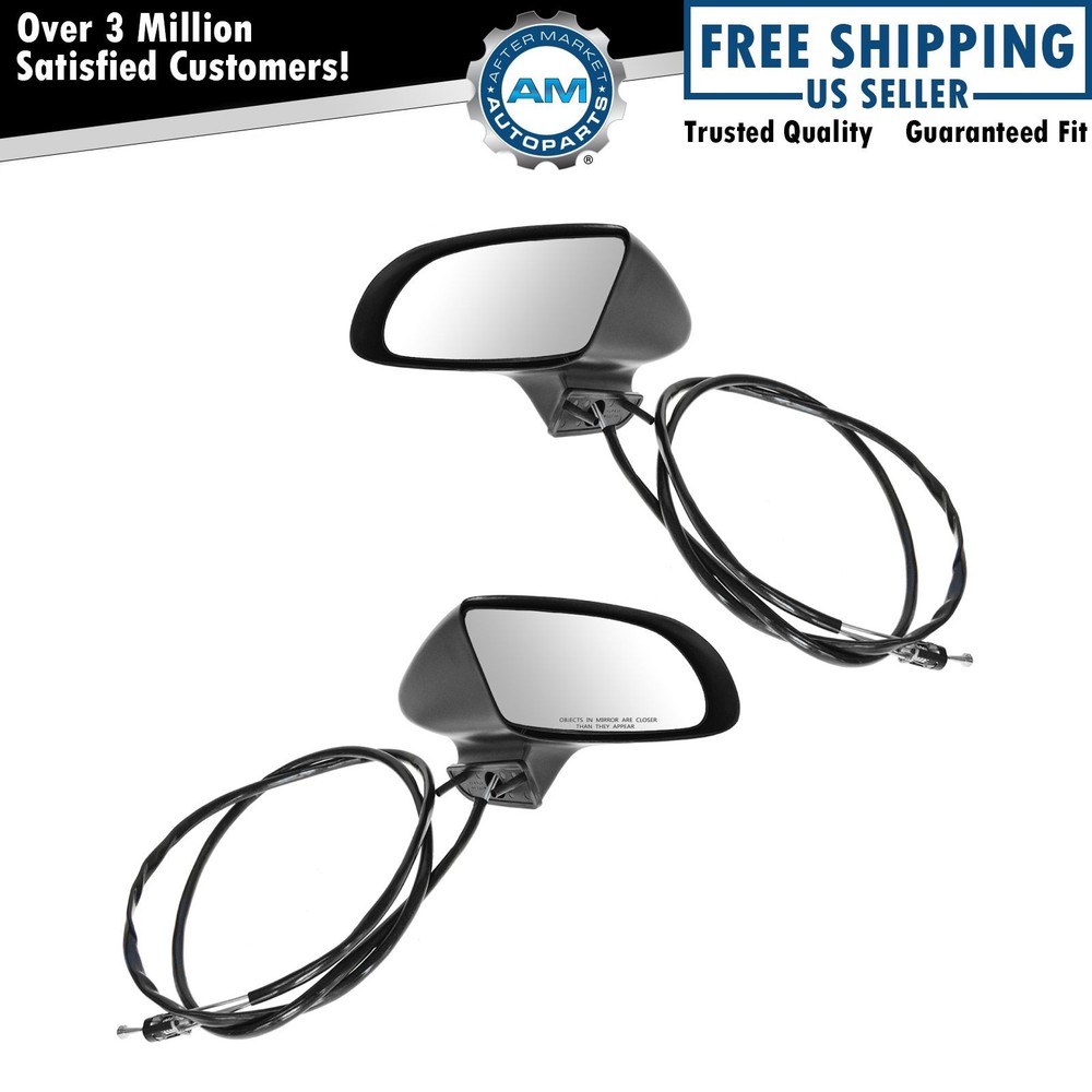 Manual Remote Mirror Pair Set Left/Right for 86- 90 Caprice