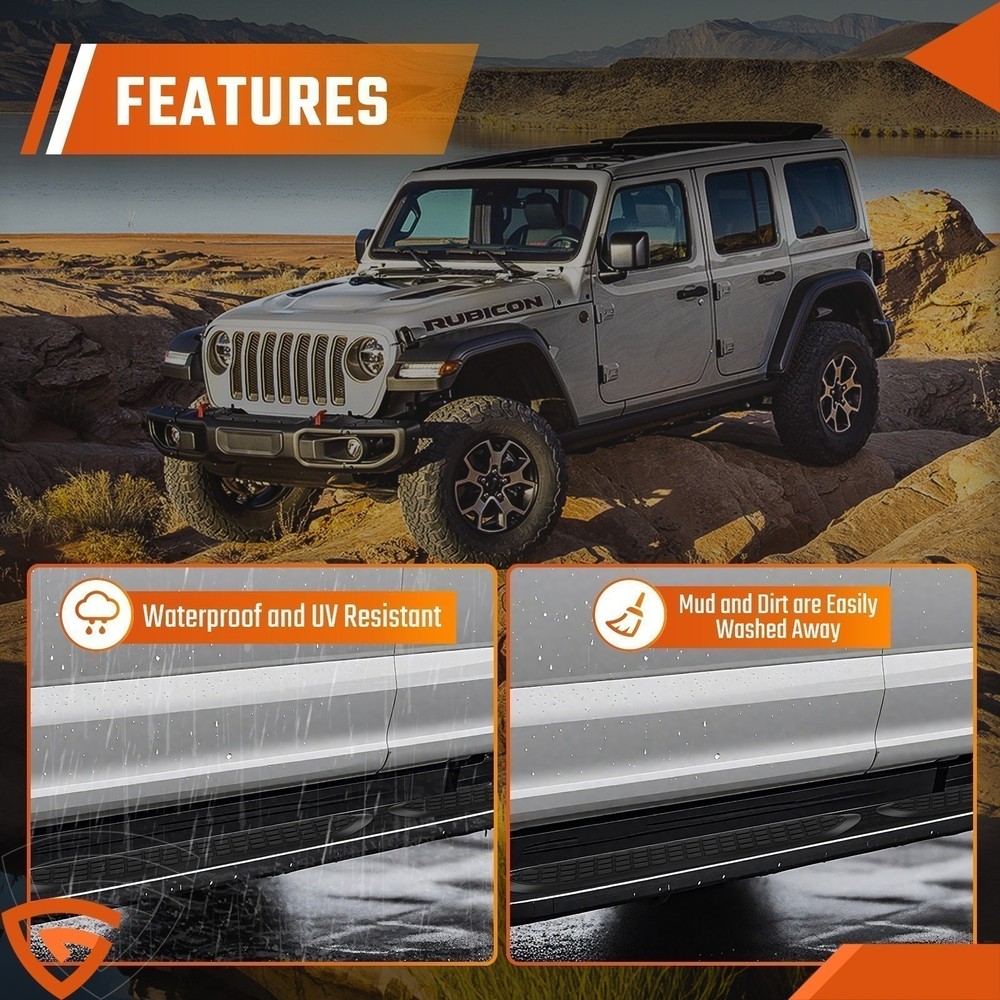 Replacement Step Pad for 3" Round Nerf Bars - Set of