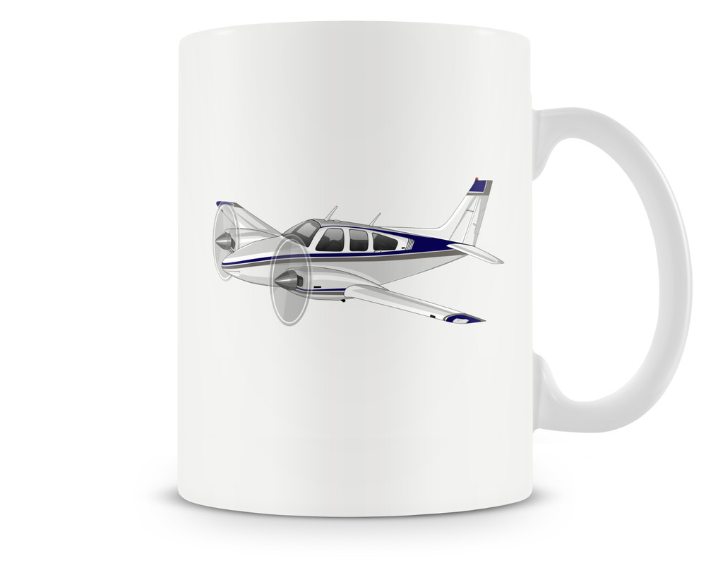 Beechcraft Baron 55 Ceramic Coffee Mug - 15oz.