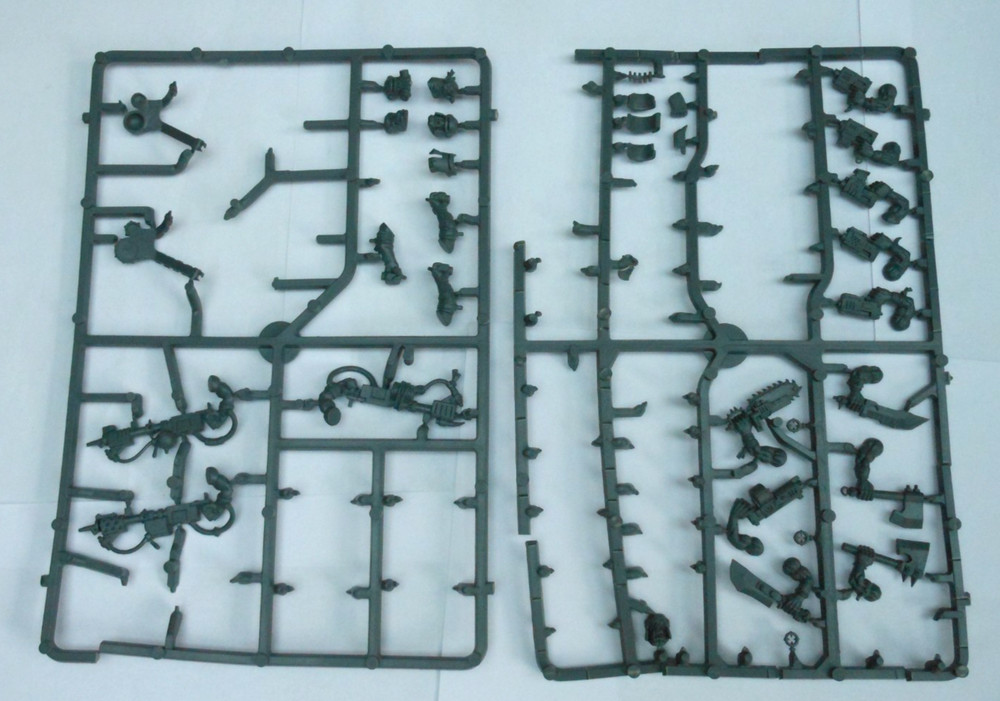 Warhammer 40K ork weapons sprue Bits  incomplete sprues