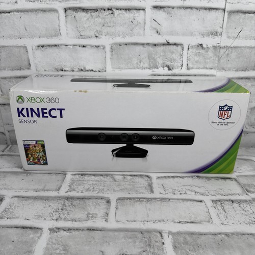 NEW Microsoft Xbox 360 Kinect Sensor Sealed IN BOX  includes KINECT ADVENTURES