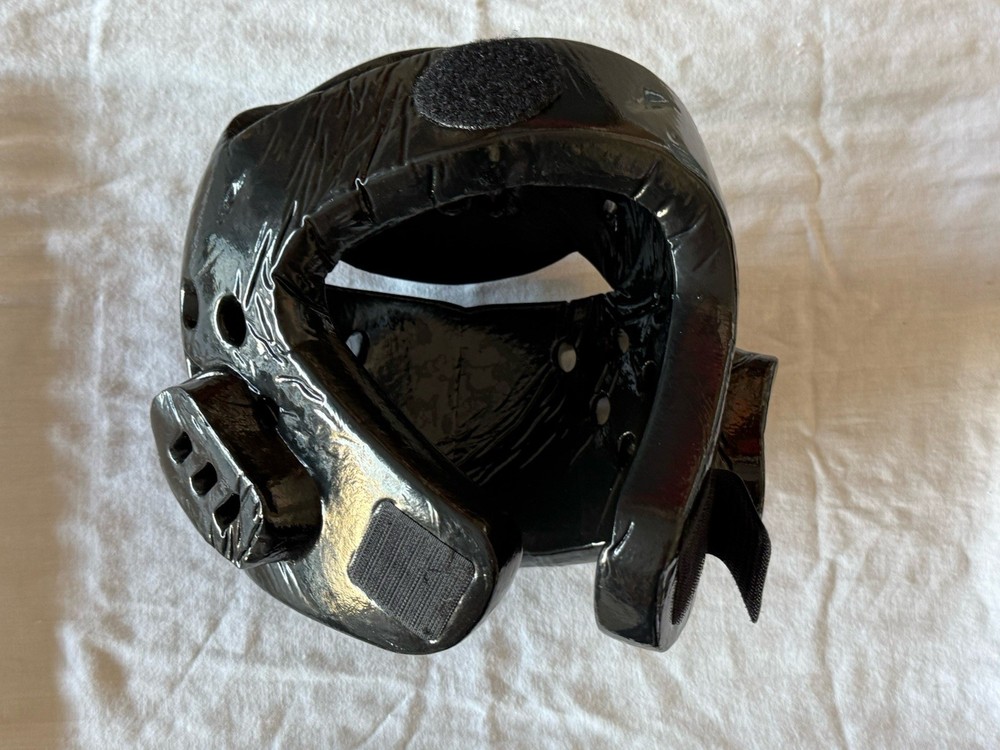 Black Face Shield Boxing MMA Headgear