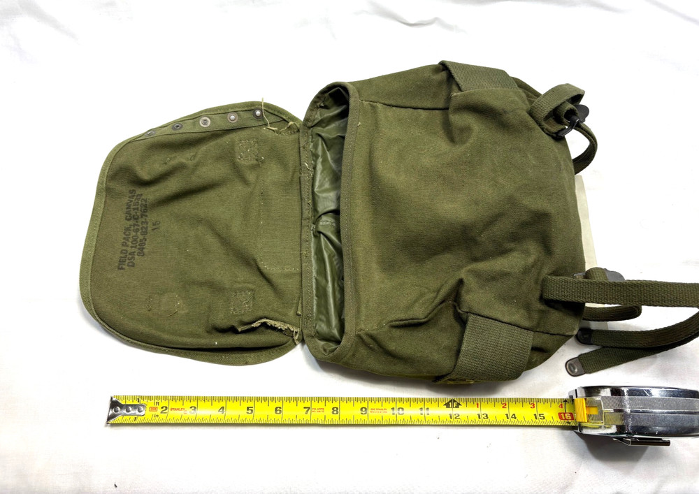 Vietnam Canvas Buttpack M61, Used excellent 1 only 1967 dated