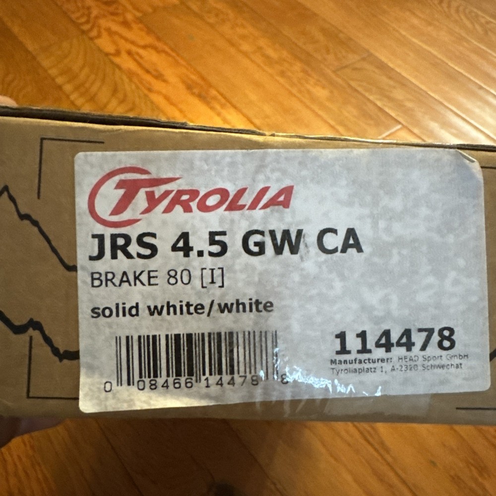 HEAD JRS 4.5 GW CA Brake 80 [I] Solid White/White Bindings (114478)