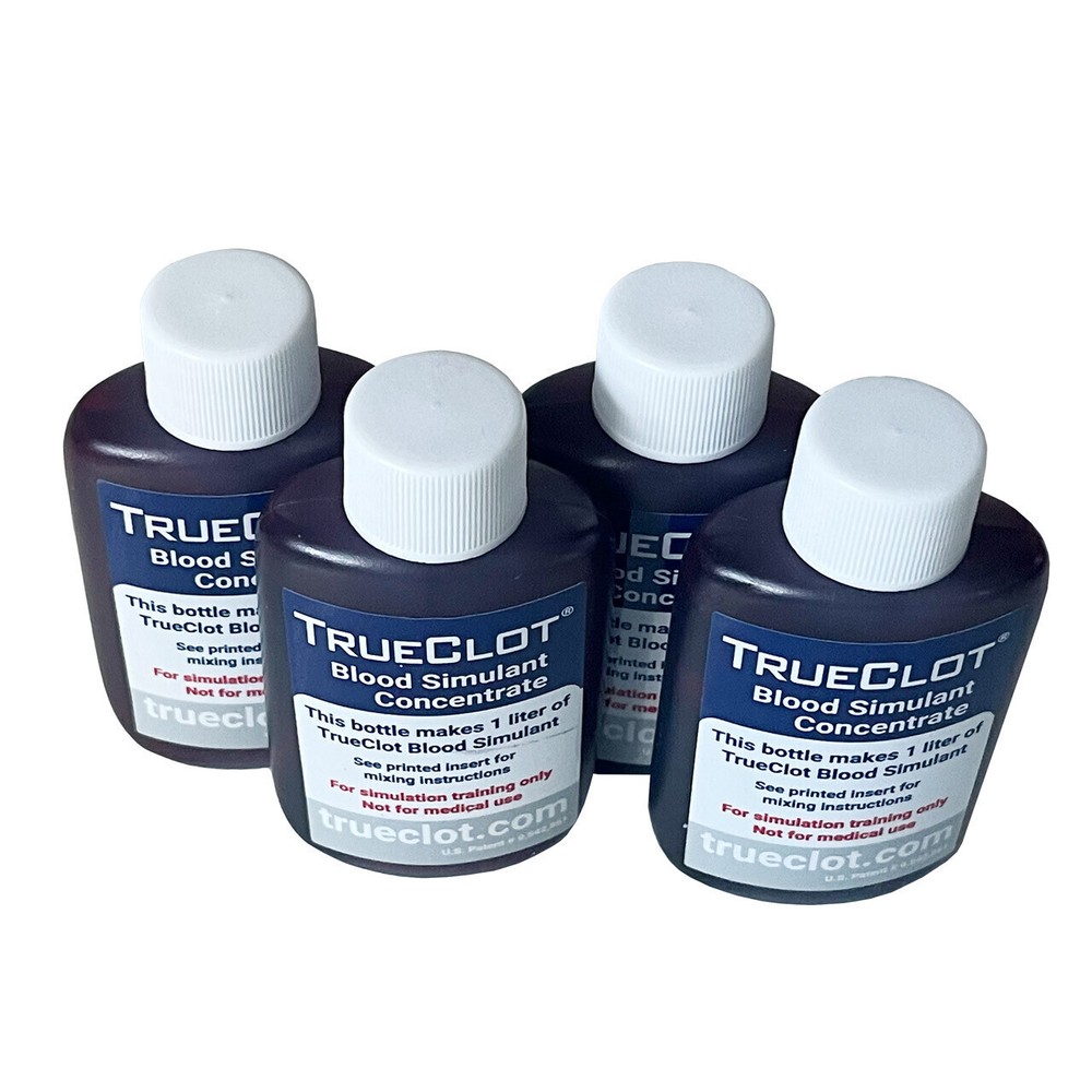 TrueClot® Blood Simulant Concentrate, Liter (4 pack)